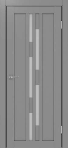 Полотно Турин 551 серый Цвет Серый Размер 800х2000мм Покрытие Экошпон Стекло Матовое